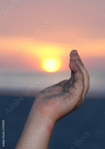 the hand and the sun