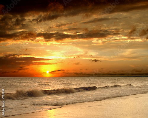 sunset on the beach © MPH