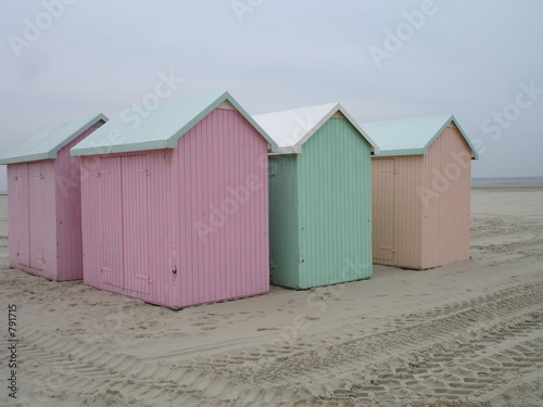 cabines de plage © corinne matusiak