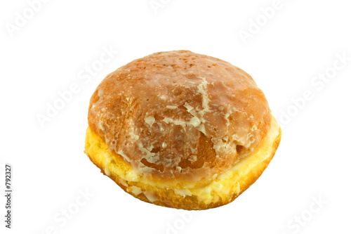donut isolated over white