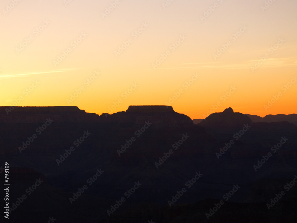 grand canyon pre-sunrise