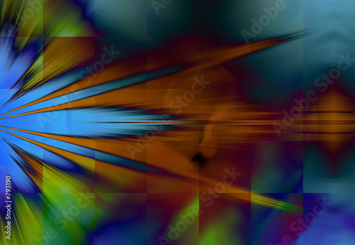colorful rays of light background
