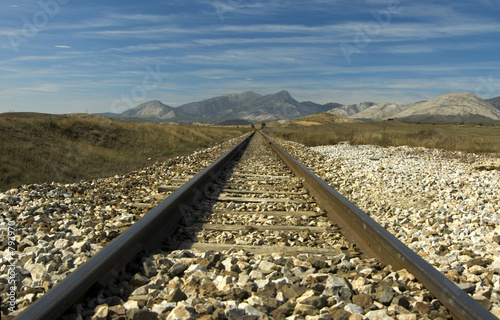 vía del tren