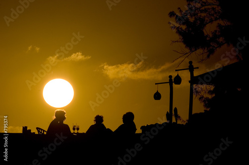 sunset and friends © graham tomlin