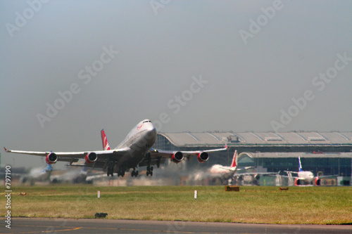 Фотография 747 takeoff 1