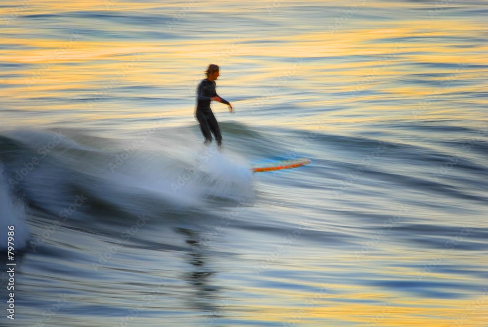 sunset surfer blur 2