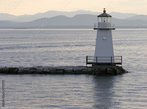 lighthouse on lake champlain.