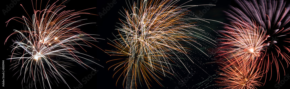 Naklejka premium fireworks