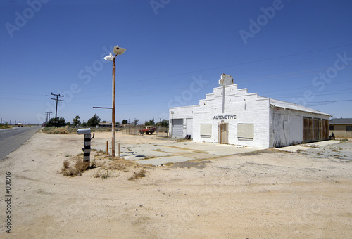 abandoned auto shop