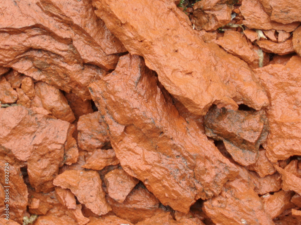 red stones
