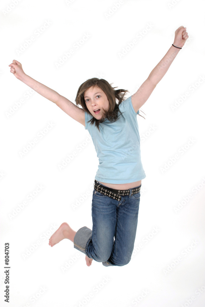 young girl jumping 1