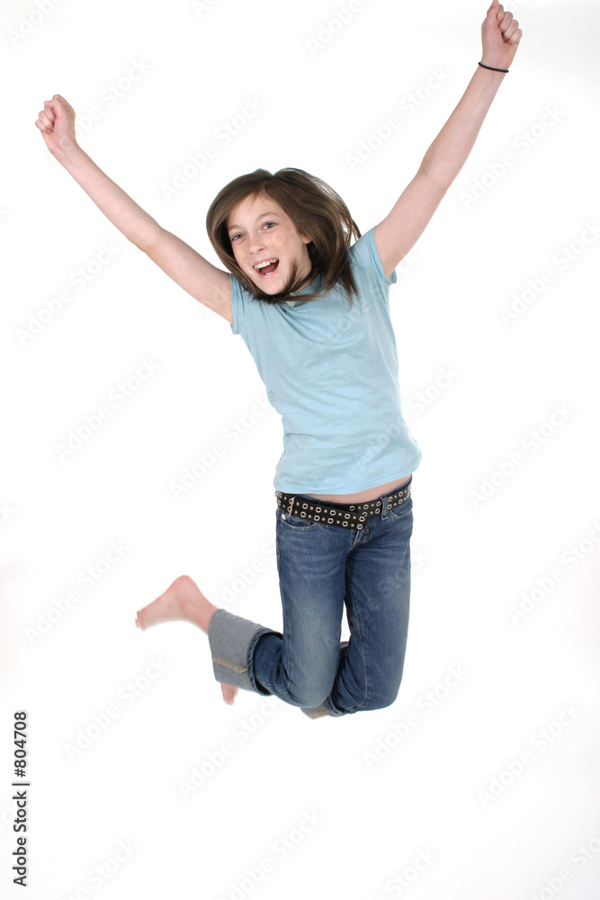 young girl jumping 2