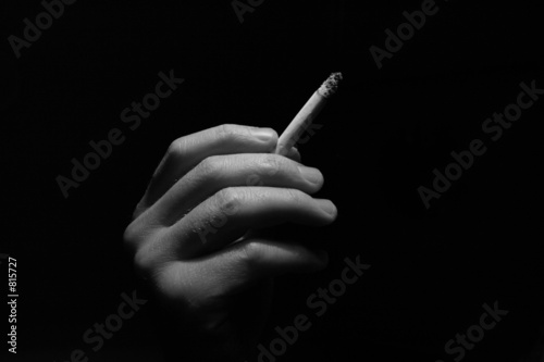smoker b&w