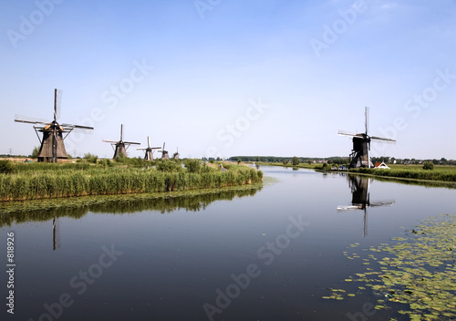 dutch windmills in kinderijk 6