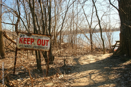 keep out - private property