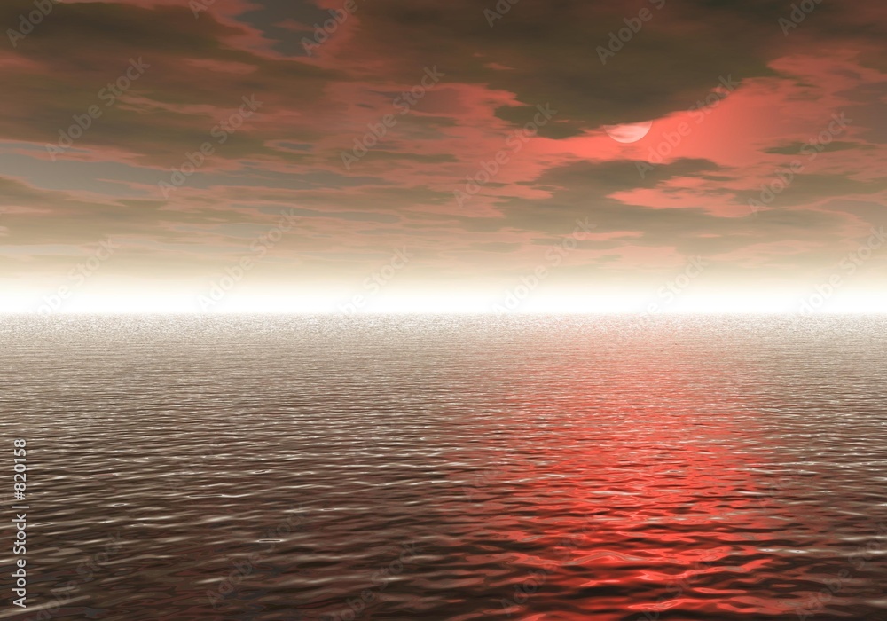 Fototapeta premium crimson moon