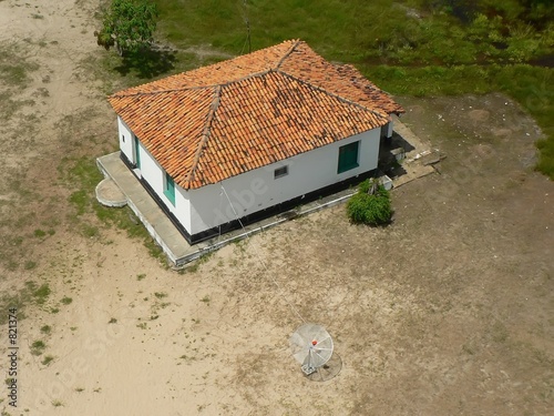 Obraz na płótnie la maison et la parabole