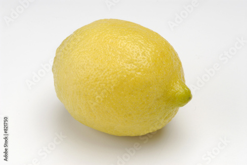 lemon on white