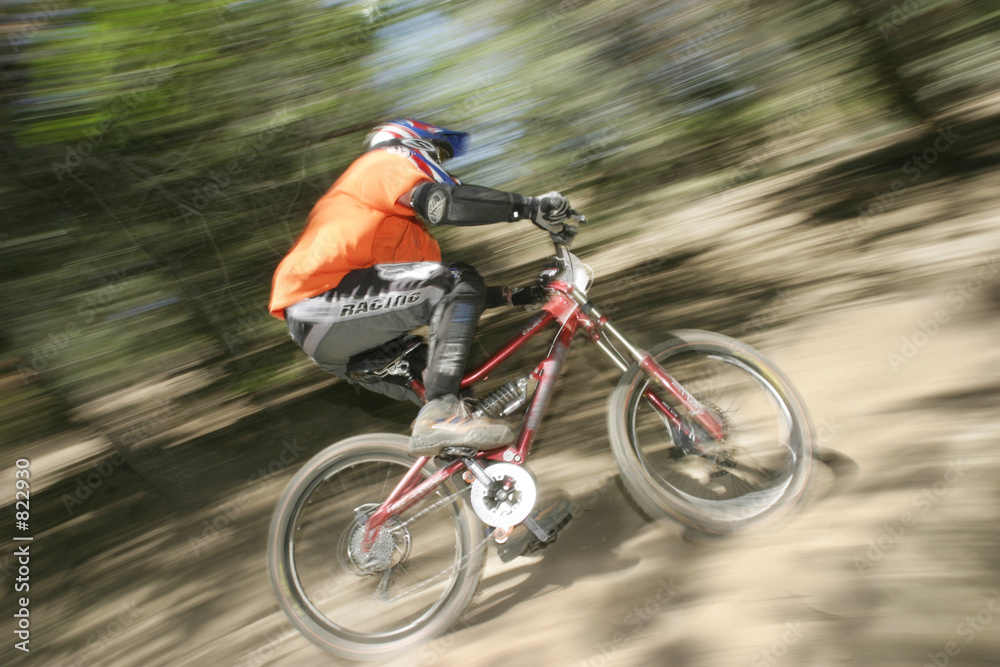Fototapeta premium mountain biking