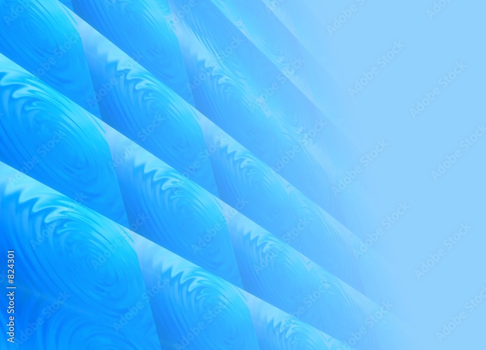 Obraz na plátně blue background. water waves