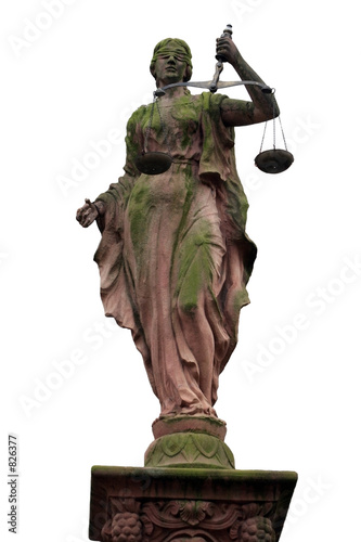 Foto justitia statue