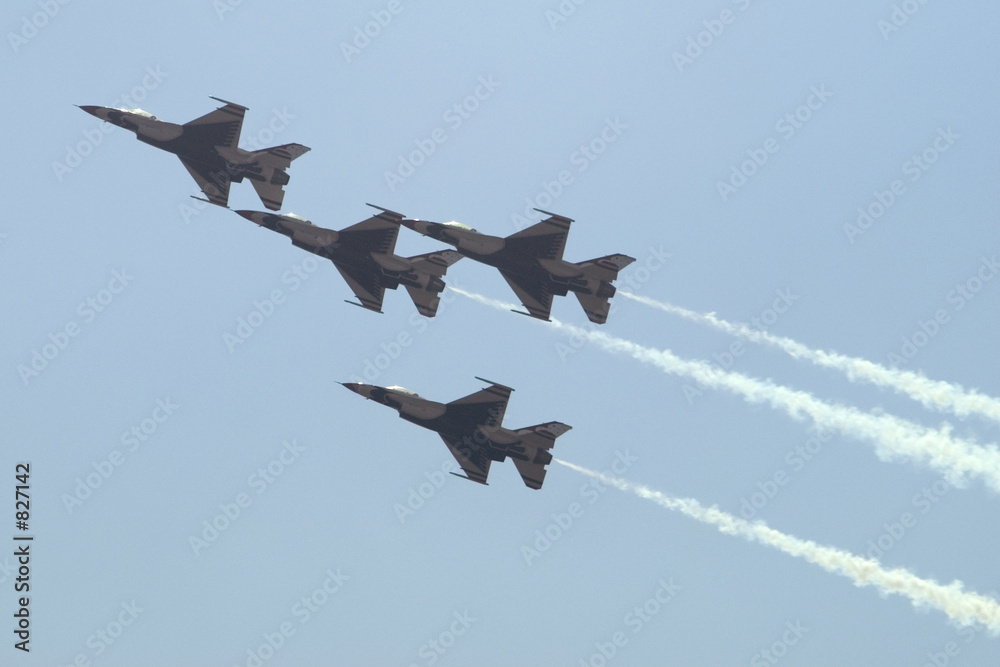 Ταπετσαρία thunderbirds f-16 fighting falcon jets