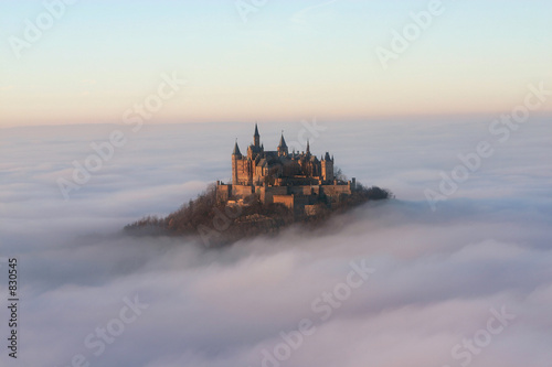 Photography burg im nebel 1