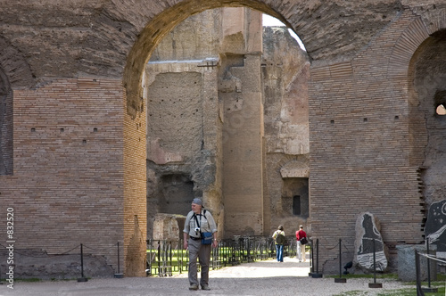 Photography senior on visit to rome's ruins