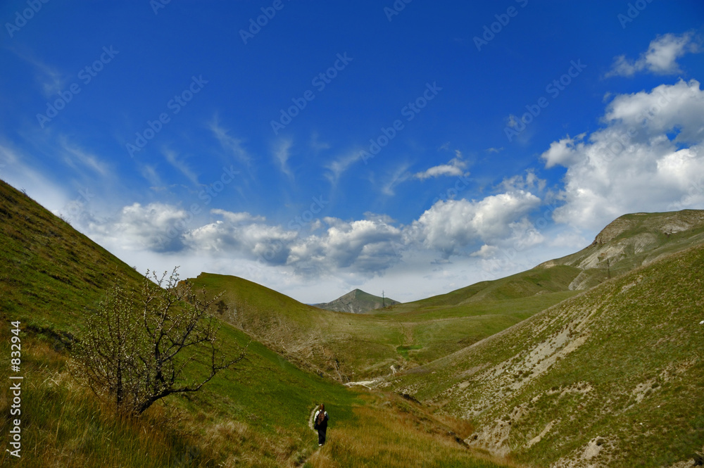 cloudy valley