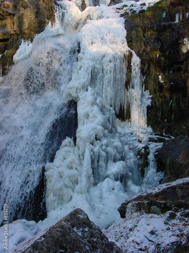 naturwasserfall im schwarzwald