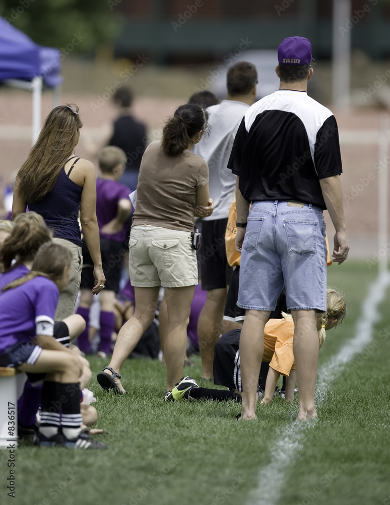 Photography soccer spectators