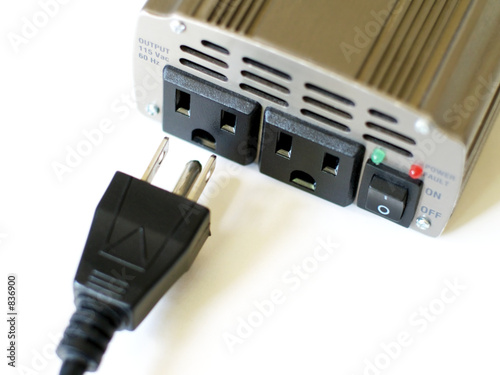 electrical cord plugging into socket photo