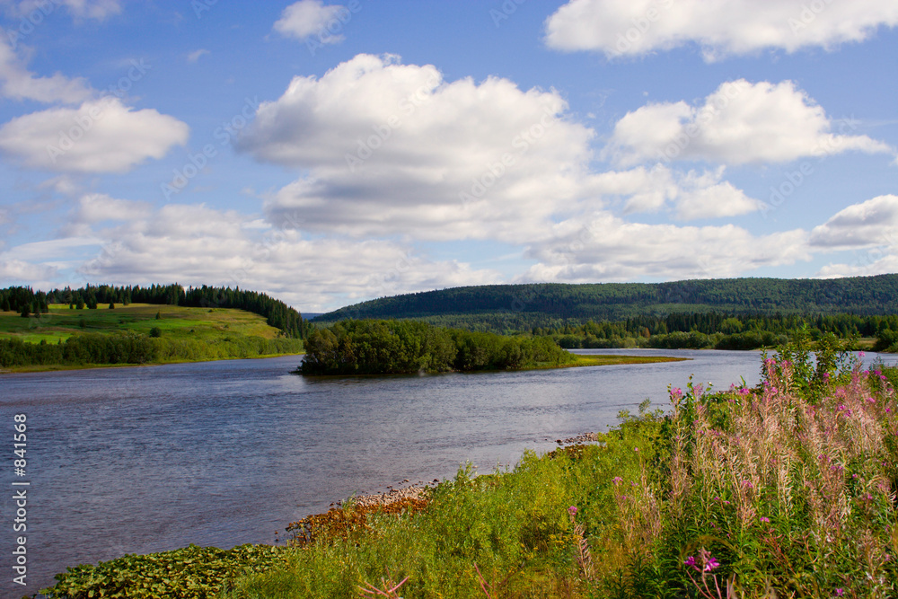 the river vishera in the ural mountains the river vishera in the ural mountains