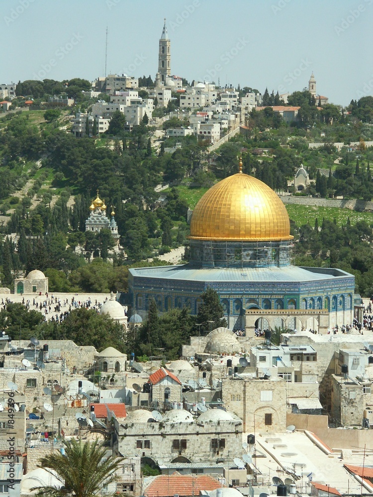 View of mosque in Jerusalem