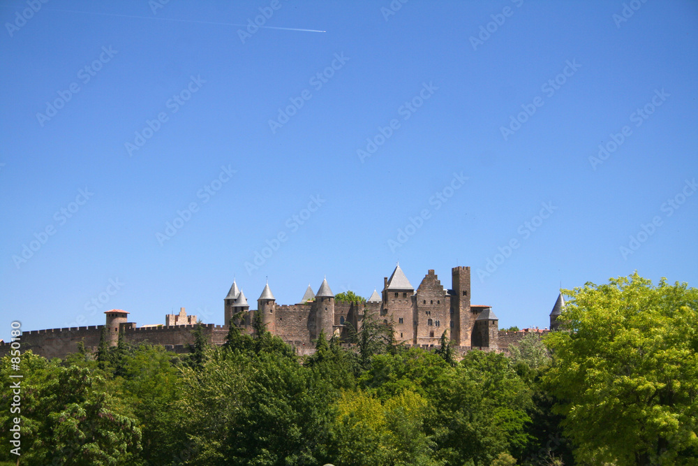 carcassonne castle overview