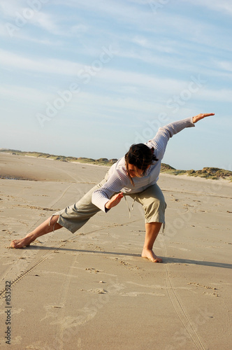 kung fu sur la plage photo