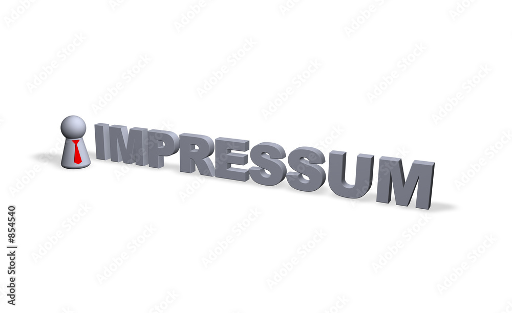 impressum Stock-Illustration | Adobe Stock