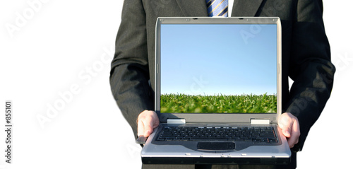 business man with laptop 21