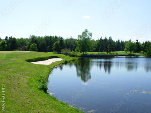 étang au golf