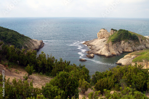 two islands and the shore