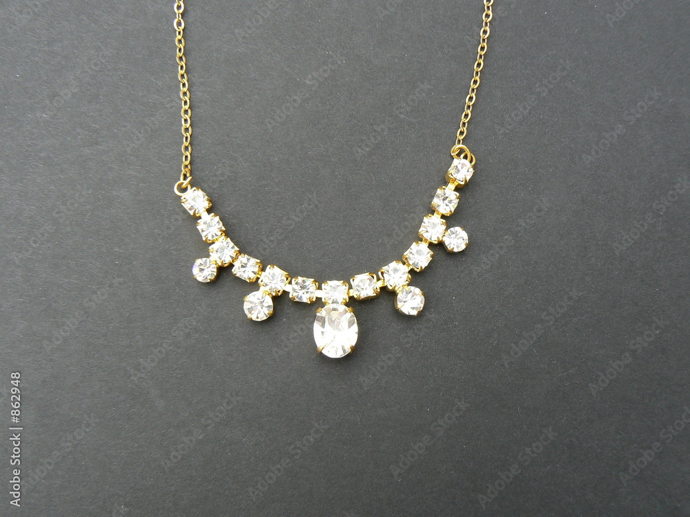 diamonte necklace
