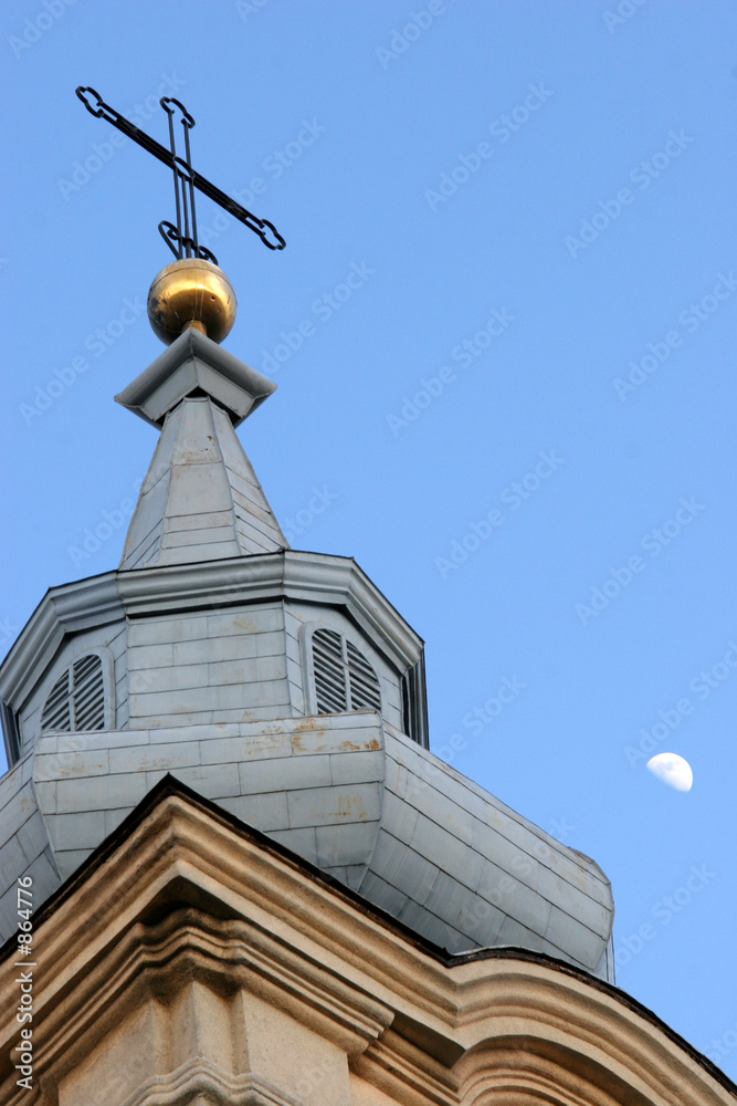 cross and moon