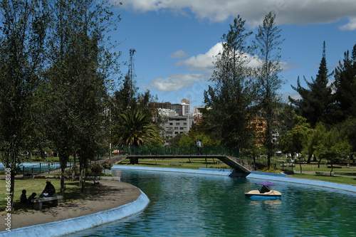 park corolina. quito. ecuador