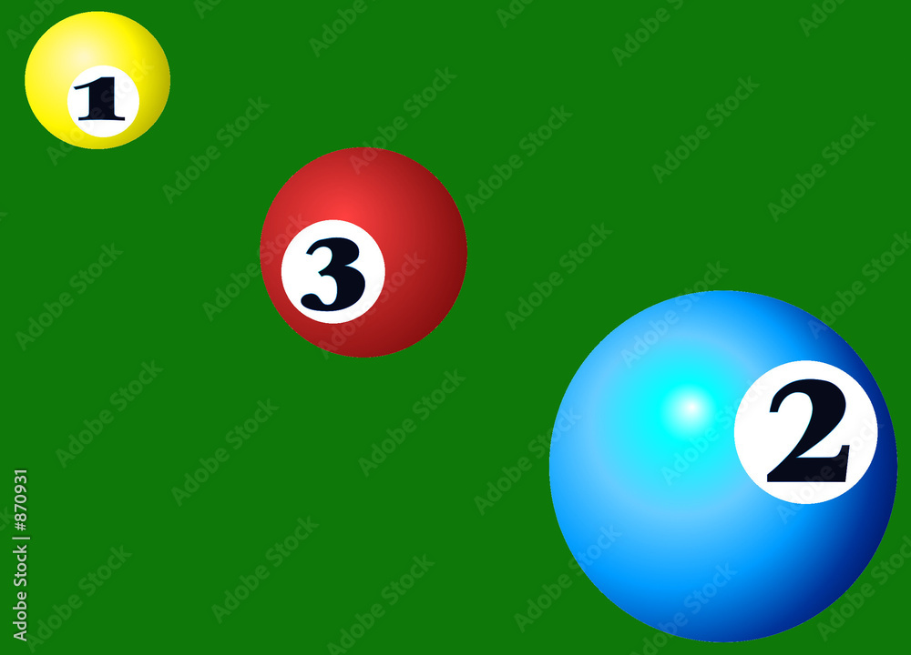 three balls