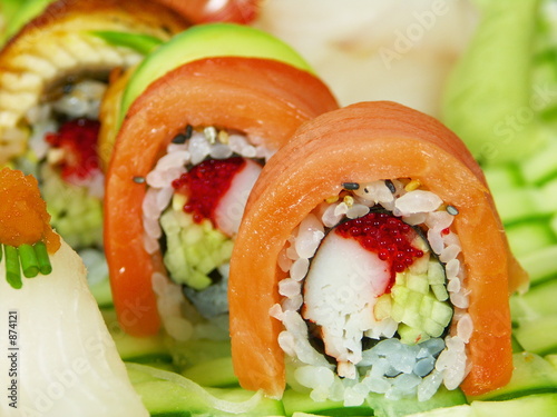 salmon and lobster sushi #874121