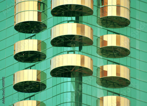 Photography glass building - abstract, dubai