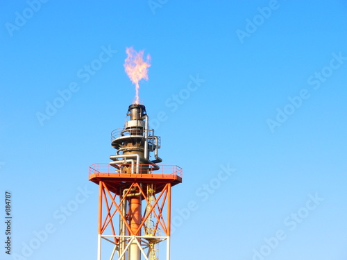 refinery flame photo