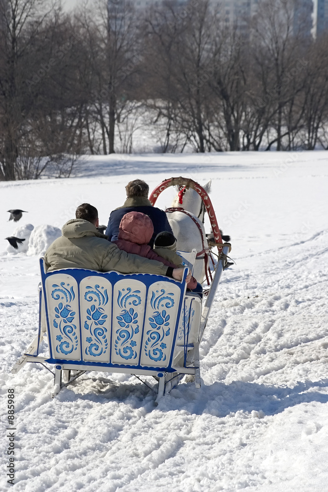 Quadro em tela winter holiday