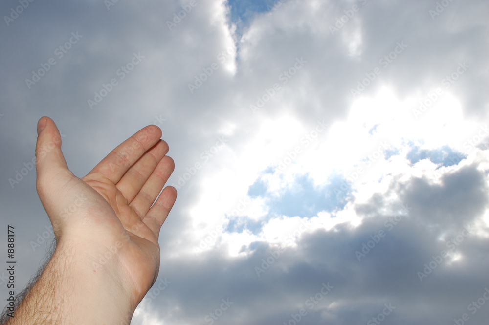 hand reaches sky #2 hand reaches sky #2