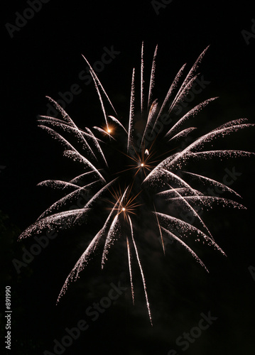 Obraz na płótnie amazing firework star shape burst